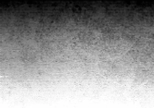Vector illustration of Black gradient lines grunge pattern