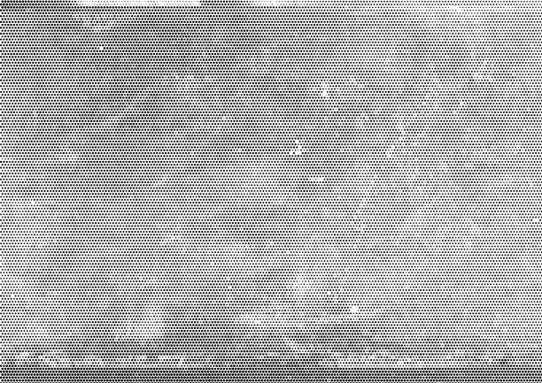Grunge black half tone textured vector Black gray grunge halftone textured distressed dots pattern background illustration half tone stock illustrations