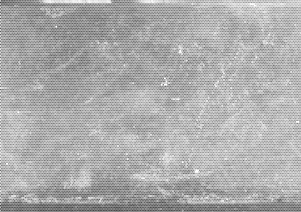 Vector illustration of Grunge black half tone textured vector