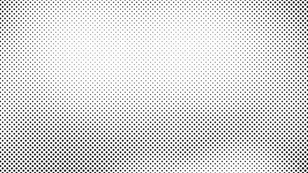 гранж полутоновый фон с точками - halftone pattern spotted distressed box stock illustrations