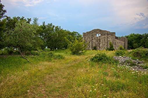 Medieval building walls in Croatia