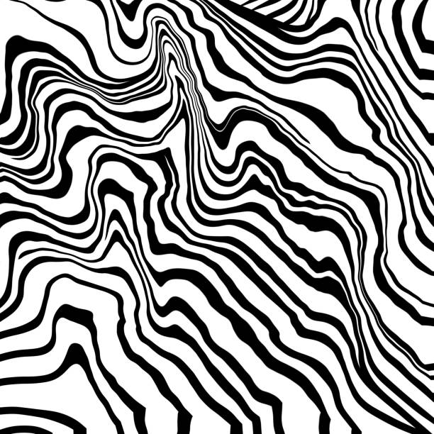istock Abstract line art style black and white for wallpaper and background 1498309537