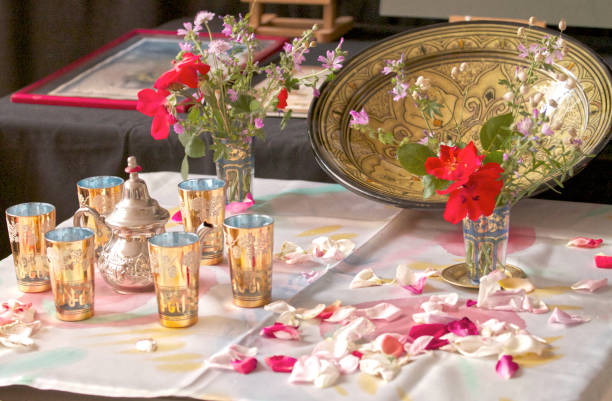 istock Mint tea and flower petals 1498314296