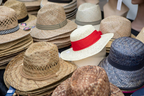 istock Hats on a market stall 1498315335