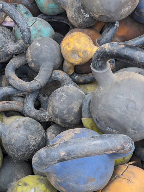 Discarded kettle bells to be recycled