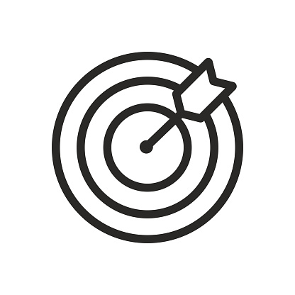 Business goal icon