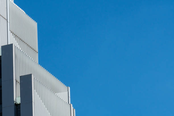 istock Abstract pattern, facade of a minimalist business building. 1498346474