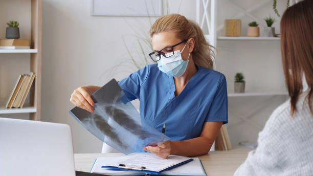 istock Lung radiology chest x-ray doctor radiographer 1498348331