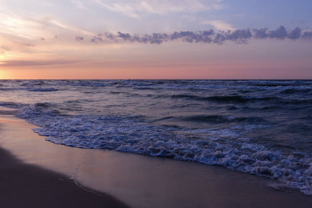 istock Sunset on the Baltic Sea, Poland 1498350253