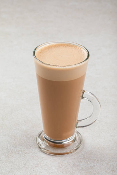 istock Glass mug of latte coffee macchiato 1498359246