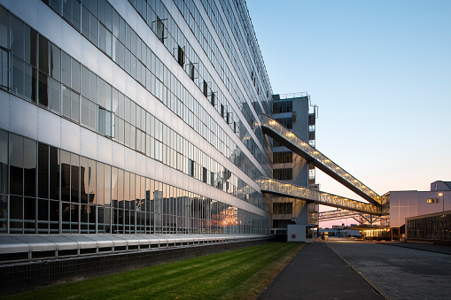 Rotterdam, Netherlands – June 12, 2023 : Industrial Unesco heritage Van Nelle factory