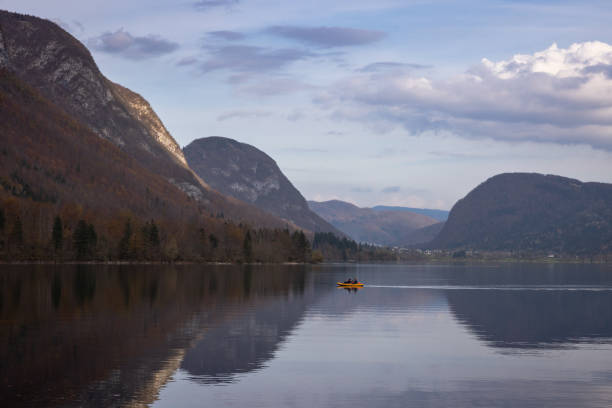 istock Sunset reflections at Lake Bohinj, Slovenia 1498362950