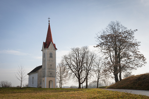 The church of St.Urh in Vihre near Krsko, Posavje, Slovenia