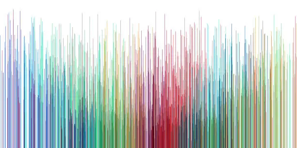 Vector illustration of Abstract colorful stripe background