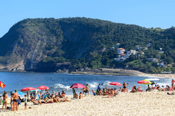 Praia do Meio Beach in Grumari, Rio de Janeiro, Brazil.