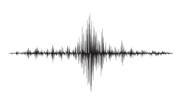 地震計波、地震周波数 - geological feature audio点のイラスト素材／クリップアート素材／マンガ素材／アイコン素材