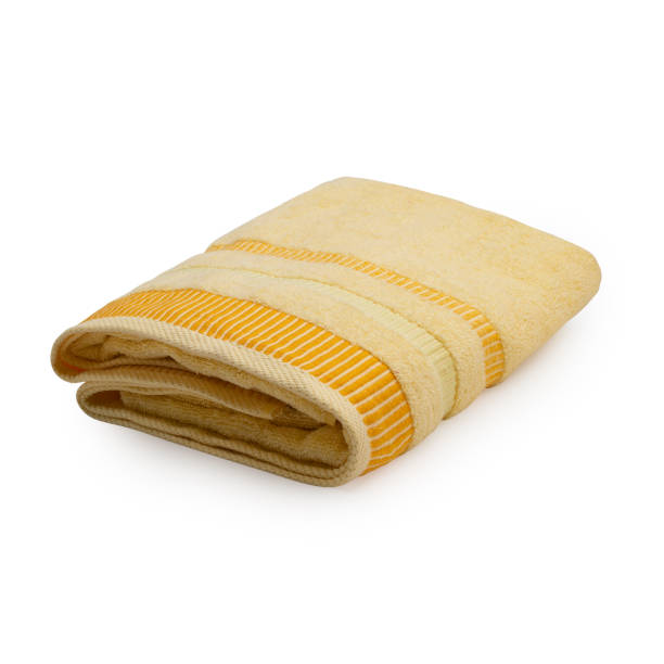 istock Folded Towel isolated on a White background 1498396315