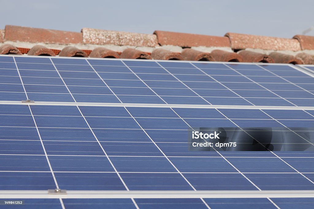 Central de Energia solar fotovoltaica - Royalty-free Central de Energia Solar Foto de stock
