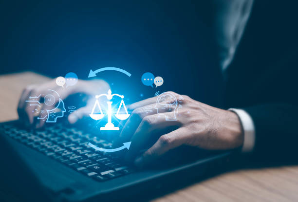 istock AI ethics or AI Law concept. Developing AI codes of ethics. Compliance, regulation, standard , business policy and responsibility for guarding against unintended bias in machine learning algorithms. 1498412951