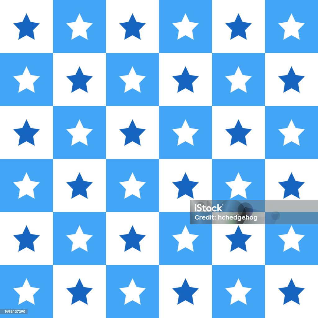 Stars In Pattern Star Pattern Stock Illustration - Download Image Now - Abstract ...