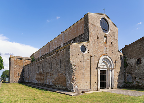 Restored 11th Century Benedictine Abbey Church, Viterbo Province.