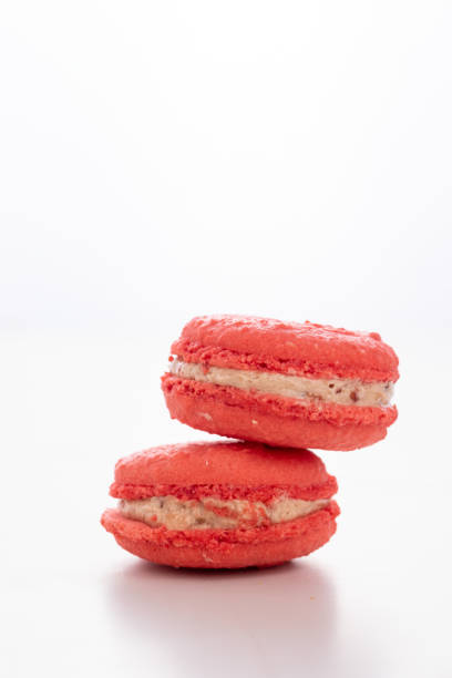 istock two delicious red or pink macaroons desert 1498440597