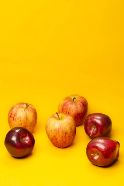 istock Large group of fresh red apple fruit 1498454581