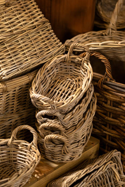 istock Baskets planters for sale in garden centre 1498454962