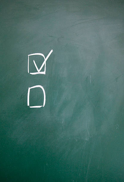 istock choice symbol drawn with chalk on blackboard 149845608