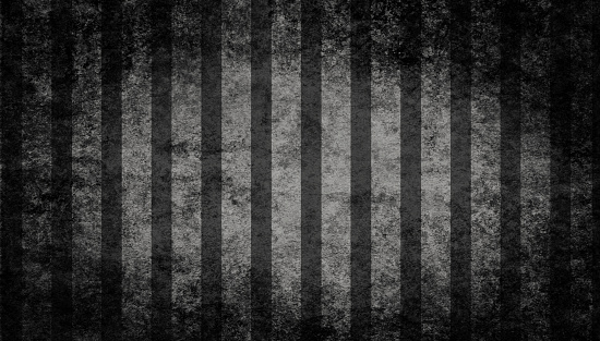 Prison Bars Grunge Vignette Background - Black and White