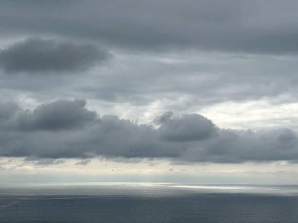 istock Overcast Sky Seascape - Color Landscape Format 1498459585