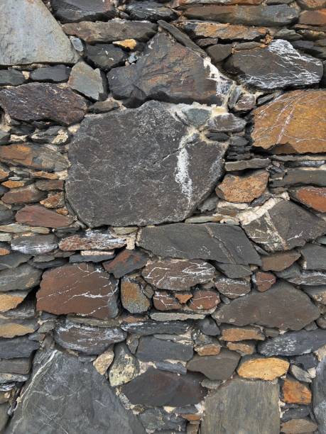 istock Closeup of the stone wall texture 1498461956