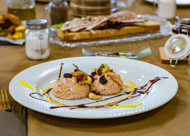 istock plate with restaurant food 1498466380
