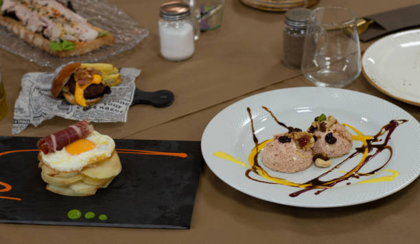 istock plate with restaurant food 1498466391