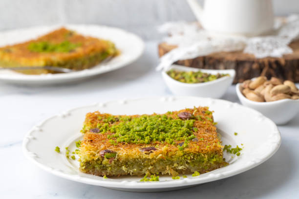 istock Turkish dessert antep kadayif - pistachio kadayif 1498468594