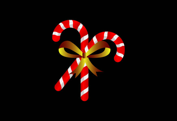 istock Christmas colorful candy cane design template, Christmas decorations 1498468623