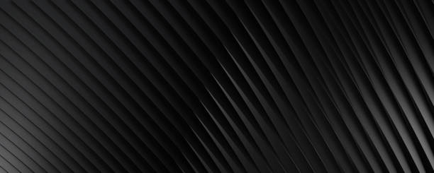 istock Abstract black background with diagonal stripes for text or website backgrounds. 3D render. 1498470212
