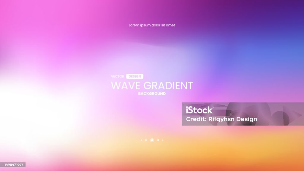 Gradient Design Board Blurred Gradient Abstract Colorful Flowing Background Vector Design ...