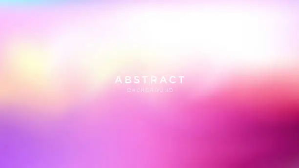 Vector illustration of Blurred gradient abstract colorful flowing background vector design