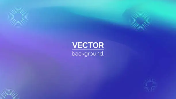 Vector illustration of Abstract dark blue blurred defocused gradient background