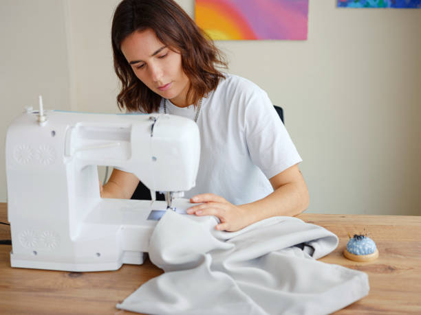 istock Workplace of a dressmaker. Handmade concept. 1498484552