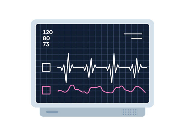 istock Medical cardiogram on monitor concept 1498484641