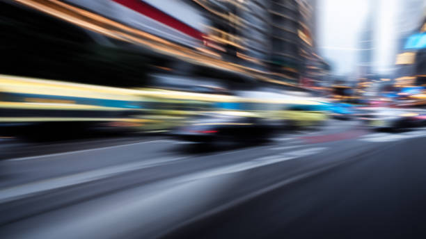 istock motion blurred image of traffic in the city 1498486528