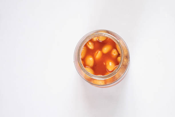 istock canned beans in a jar on a white plate for lunch 1498486918