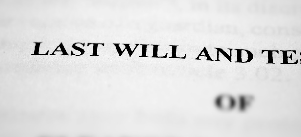 Last Will and Testament legal documents for Estate Planning or Plan