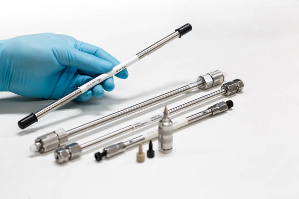 istock LC, LC-MS, HPLC Cartridge Columns Chromatography and guard cartridge column. 1498494123