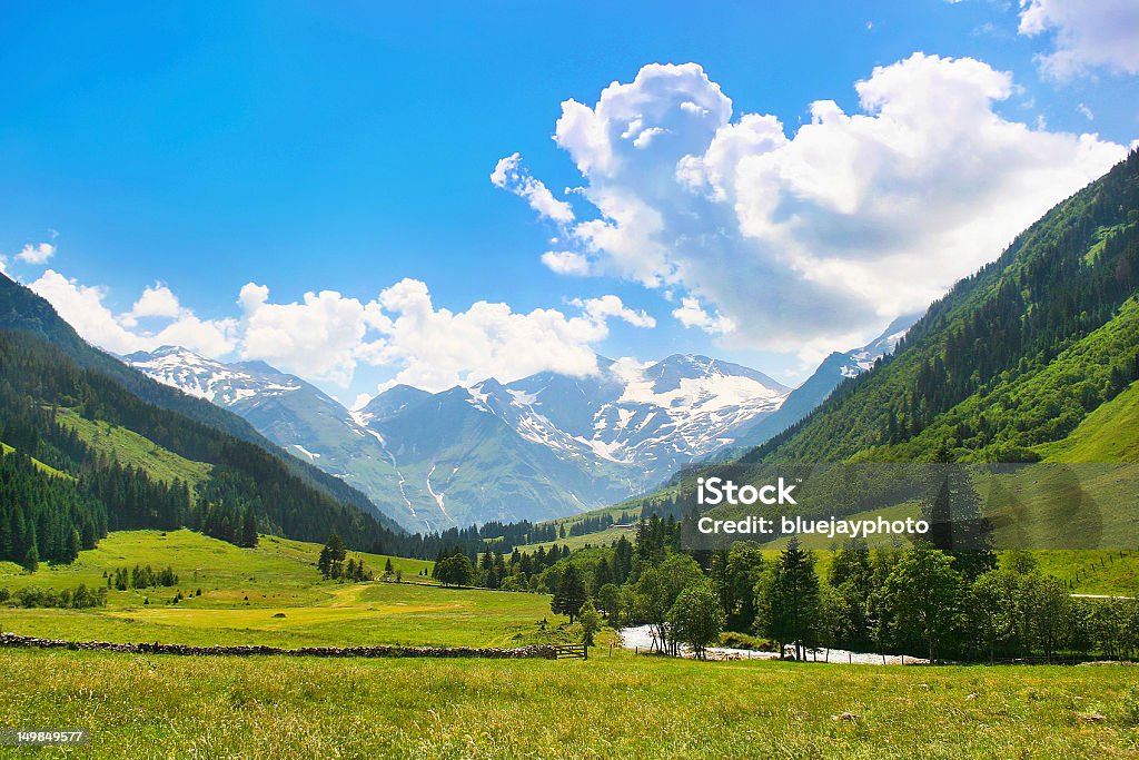 Malowniczy Krajobraz w Alpy, Austria - Zbiór zdjęć royalty-free (Krajobraz)