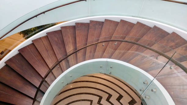istock Wooden Spiral Staircase 1498495874
