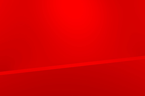Empty color gradient red background with spotlight reflection