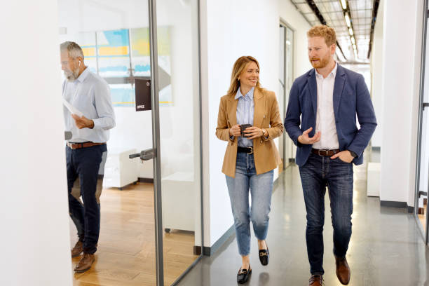 istock Modern business people working in the modern office 1498510887